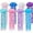 Colorful 8pcs, variant on Mermaid Birthday Decorations, Jellyfish Paper Lanterns Hanging Jellyfish Decorations for Mermaid Baby Shower Under The Sea Blue Party Decorations Pack of 6 (Blue)