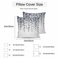 thumbnail image 3 of Waterproof Throw Pillow Covers Set of 2, 24x24 Inch Botanical Leaf Decorative Pillowcases Outdoor Pillow Slip Cushion Covers Set for Couch Tent Spring Botanical Eucalyptus Leaves, 3 of 7