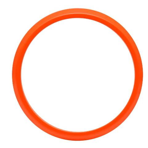 Livorsi Boat Gauge Bezel Trim 1838134 | Oversized Orange 4 5/8 Inch