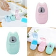 thumbnail image 3 of 50pcs Outdoor Travel Disposable Soap Paper Hand Washing Portable Mini Bath Clean Box Paper Soap Sheets, 3 of 9