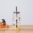 thumbnail image 2 of Way to Celebrate Halloween Mixed Ghost Glass Can Sipper Tumbler, 20 oz, 2 of 6