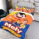 thumbnail image 3 of Bely y Beto Conjunto de sábanas temático, trío de piezas, cómodo y amigable con la piel, diseño único, regalo de decoración para el hogar para familiares, amigos y fans,135cm *200cm, 3 of 6