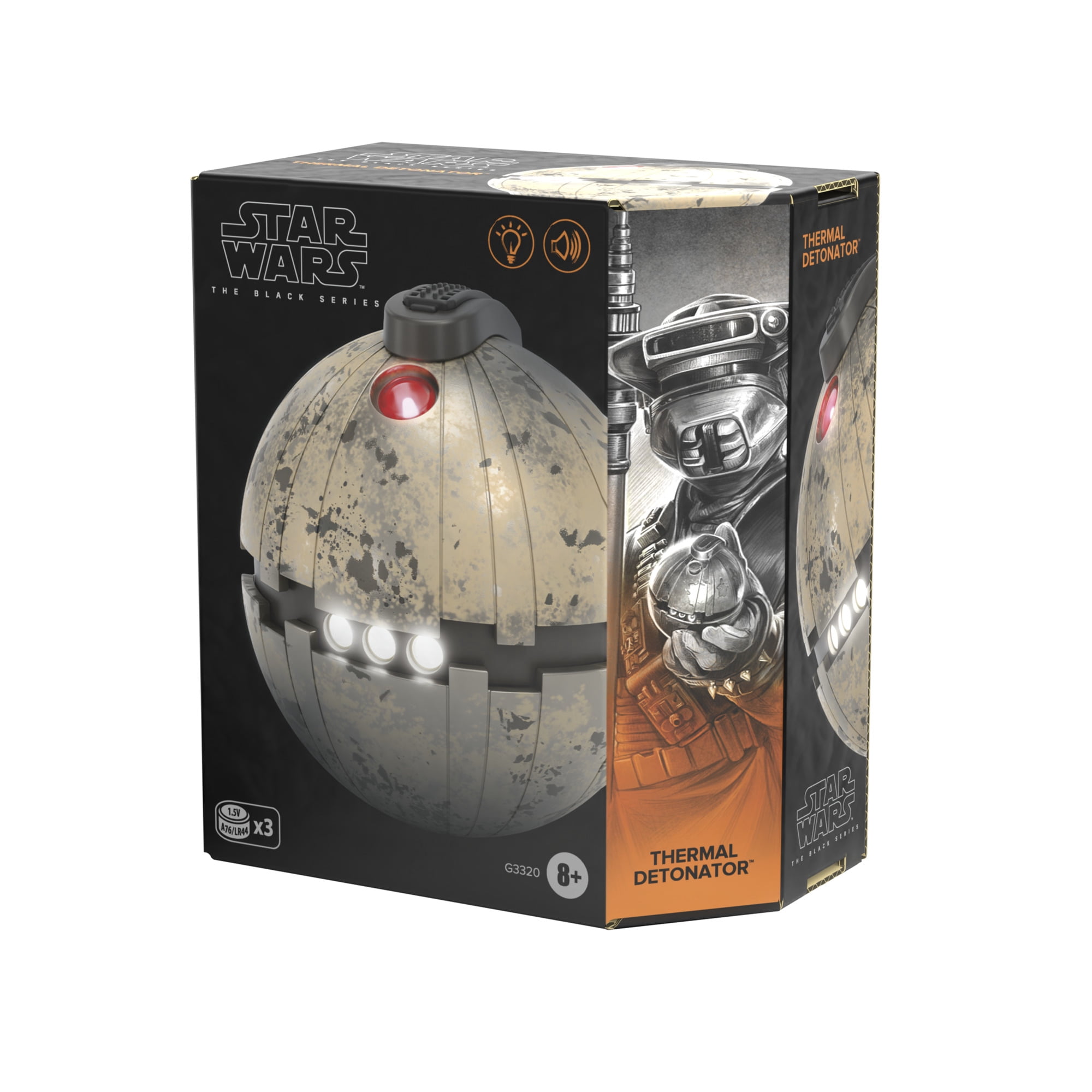 Star Wars The Black Series Premium Roleplay Electronic Thermal Detonator, Ages 14 and up