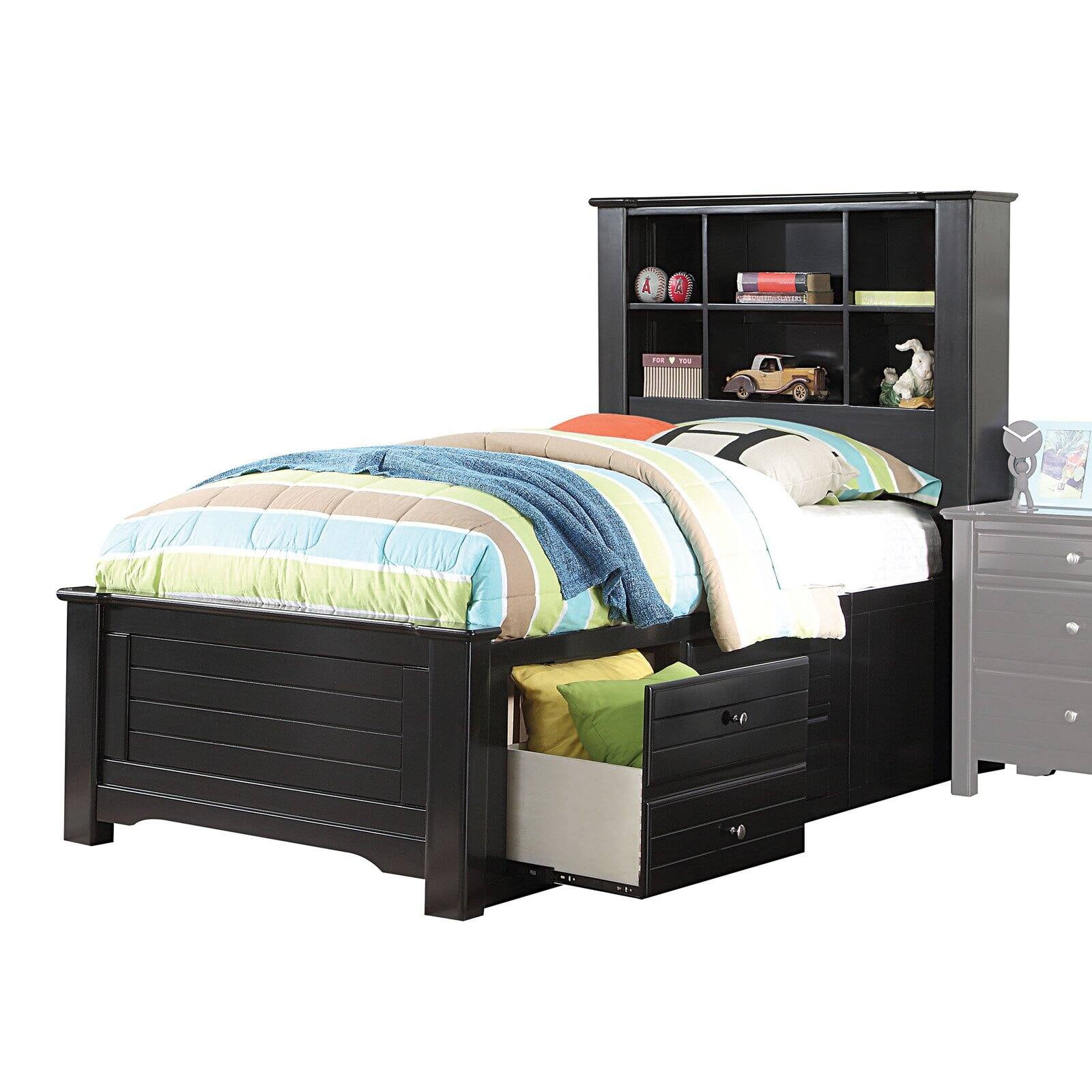 Acme Furniture Mallowsea Low Profile Bed with Storage