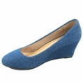thumbnail image 2 of Doris-21 Women's Causal  Round Toe  Low Wedge Heel Shoes, 2 of 2