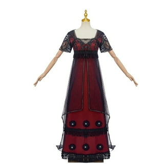 Christmas Caroler Dress Set Women Highland Scottish Plaid Dress Civil War  Southern Belle Gown - Walmart.com