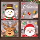 thumbnail image 5 of Pegatinas de cristal navideñas, adornos para el hogar, copos de nieve navideños, Papá Noel, pegatinas para puertas y escaparates, decoración navideña de Año Nuevo, 5 of 5