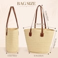 thumbnail image 2 of DAKIMOE Straw Beach Bag For Women Summer Boho Tote Bag Handbags Large Shoulder Purses Woven for Vacation, 2 of 7