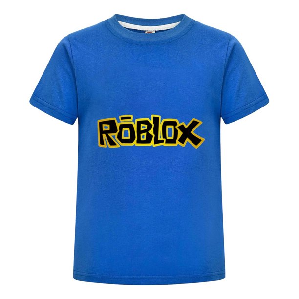 Camiseta Gamer Roblox para Niño, Playera Infantil de Algodón Suave con Estampado de Personajes, Ropa de Verano, Ideal para Regalo de Niño Fanático de Videojuegos