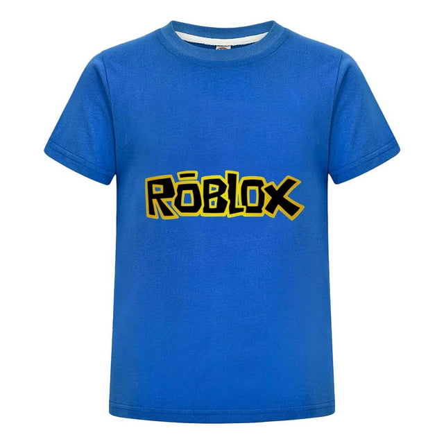 Camiseta Gamer Roblox para Niño, Playera Infantil de Algodón Suave con Estampado de Personajes, Ropa de Verano, Ideal para Regalo de Niño Fanático de Videojuegos