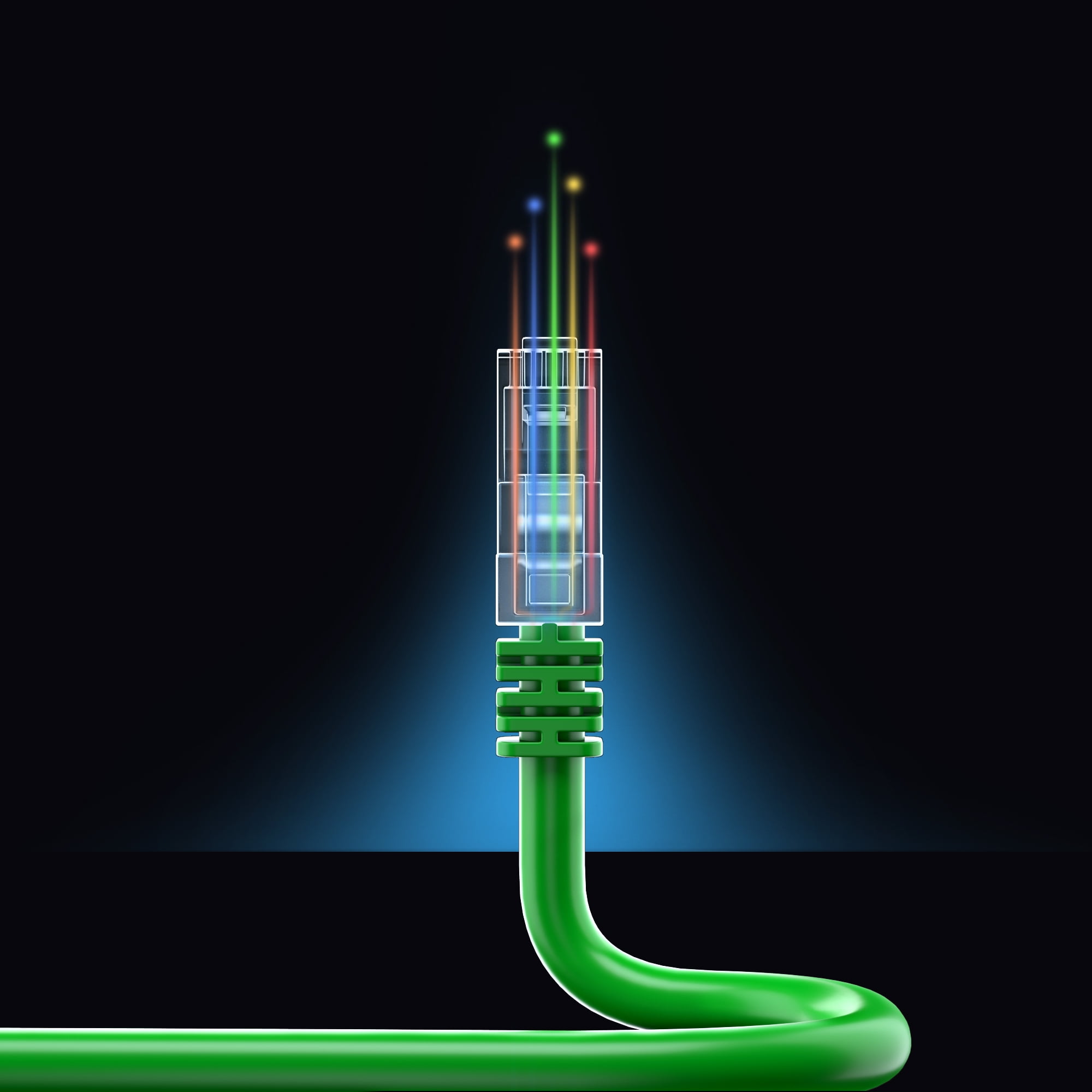 Cat 6 Ethernet Cable 75 Ft, 100% Pure Copper, Cat6 Cable LAN Cable, Internet Cable, Patch Cable and Network Cable - UTP (Green) 75 Feet