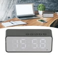 thumbnail image 1 of Réveil, Support Format Mp3 Lecture Musique Réveil Multifonctionnel Haut-Parleur Rechargeable pour Chambre pour Bureau Noir, Blanc, 1 of 8