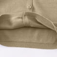 thumbnail image 5 of NAISIBABY Boys Girls Cardigan Sweater 10T, Long Sleeve Buttons Crewneck Casual Loose Fleece Knitted Coat Khaki(2-10T), 5 of 6