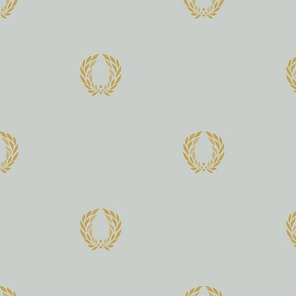 Silk Impressions 2, Contemporary Floral Light Blue Wallpaper Roll
