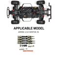 thumbnail image 3 of Bewildely Junta de transmisión universal Design para 1/10 ARRMA SENTON 3S Short Course negro Kits de construcción modelo, 3 of 6