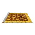 thumbnail image 2 of Ahgly Company Machine Washable Indoor Rectangle Oriental Yellow Traditional Area Rugs, 2' x 3', 2 of 4