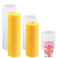 thumbnail image 1 of Molde para velas Kackaidi de silicona 20 x 5,5 cm, 15 x 5,5 cm, 7 x 5,5 cm, 1 of 7
