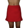 Ultrastar Womens Athletic Cover Up Skirt Swimsuit (UFB009) - Red - X-Small