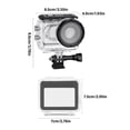 thumbnail image 5 of Dive Case Protective Housing Cover Optional Touching Functionality For 360 GO3/3S Camera Submersibles Up To 98Feet, 5 of 14