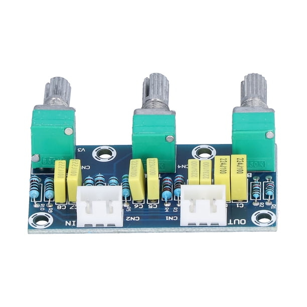 Placa De Control De Tonos De Alto Y Bajo Voltaje, XH-M802 Placas Amplificadoras De 2 Canales HIFI Pasivo Para Altavoz DIY Para Control De Volumen