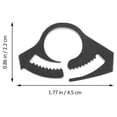 thumbnail image 2 of MasteelfCA 10Pcs Double Gripping Nylon Hose Clamps Practical Nylon Ratcheting Clips, 2 of 7