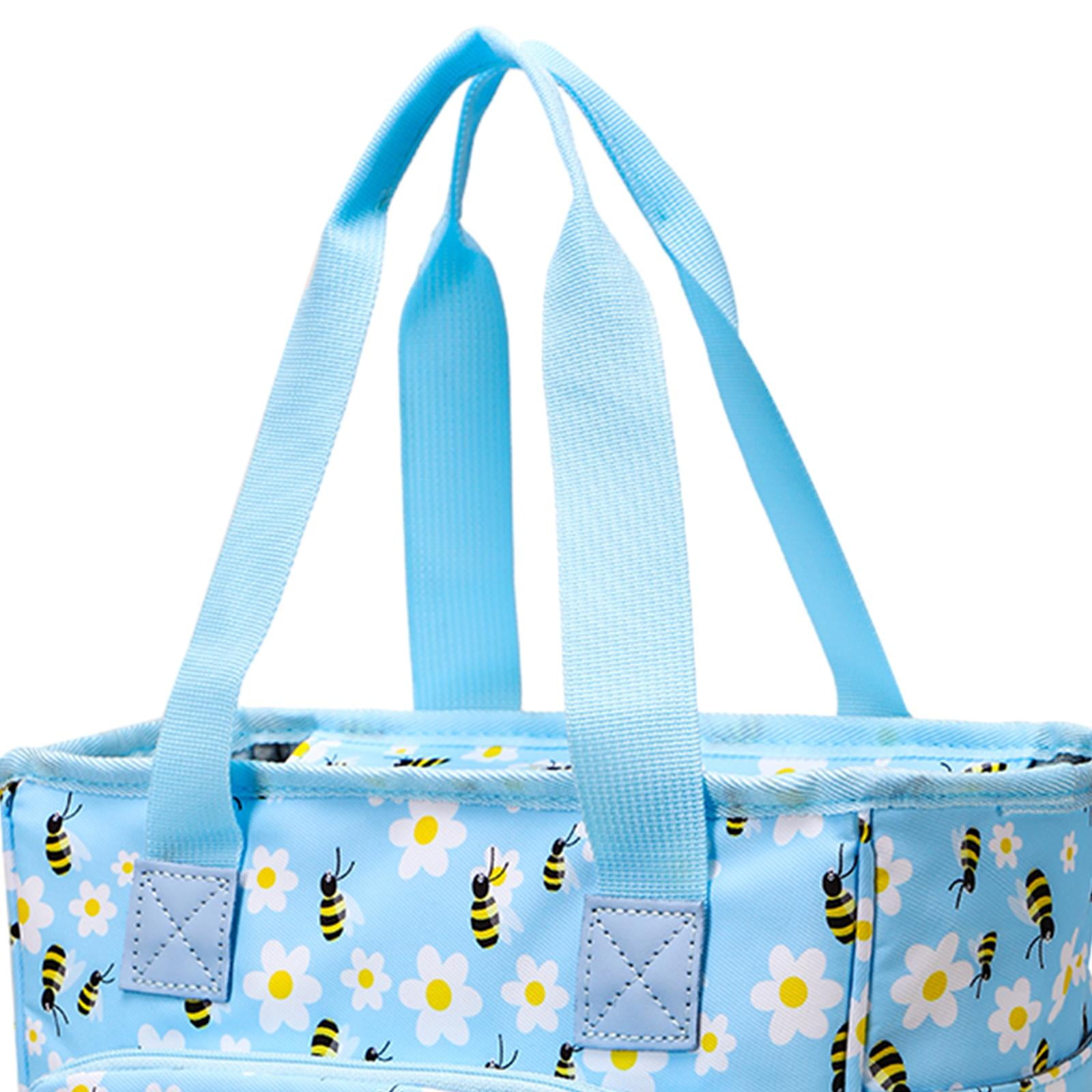 FVDPWYE Knitting Tote Bag Organizer Bag Only Crochet Supplies Portable for Knitting 600D