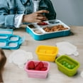 thumbnail image 3 of PYYAN-Collapsible Food Storage Containers with Lids, Small Silicone Snack Containers, Stackable Portion Control Containers, Mini Fridge Organizer, Microwave Freezer Dishwasher Safe, 6.5oz, 6 Pack, 3 of 4