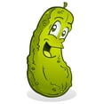 thumbnail image 2 of Smiling Pickle Wall Decal by Wallmonkeys Peel and Stick Graphic (36 in H x 26 in W) WM32515, 2 of 4