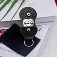 thumbnail image 3 of Heart Double-Sided Engraved Stainless Steel Commemorative Decision Maker Coin Set Pocket Hug Coin Inspirational Quote Coin with Imitation Leather Keychain Storage Pouch Word 25x25x2mm DIY, 3 of 7
