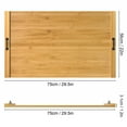 thumbnail image 7 of Happydeer Wooden Tray with Handles, Stove Top Cover Board with Non-slip Silicone Mats, Stove Top Cover for Electric and Gas Stove, Thickness 6cm/2.36", 7 of 7