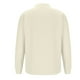 thumbnail image 3 of pstuiky hombres de manga larga, Blusa de cuello alto con bolsillos y cremallera de color liso para hombre Tops de hombre m, 3 of 4