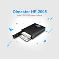 thumbnail image 4 of Caja interna HDD OImaster HE-2005 Doble 2.5 OImaster Caja interna HDD, 4 of 6