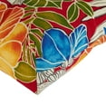thumbnail image 6 of Greendale Home Fashions Aloha Red Floral 51 x 18 in. Outdoor Reversible Tufted Bench Cushion, 6 of 10
