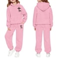 thumbnail image 4 of Tiijoy Big Boys Outfits Casual Active Hoodie Jogger Sweatpants Tracksuit, Sizes 7-8, 4 of 4