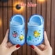 thumbnail image 5 of 1 par de pantuflas de dibujos animados para niños, chanclas para niños pequeños con agujeros, zapatos para casa de playa, azul cielo, tamaño 21 (longitud interna: 13,5 cm) TUNC Sencillez, 5 of 5