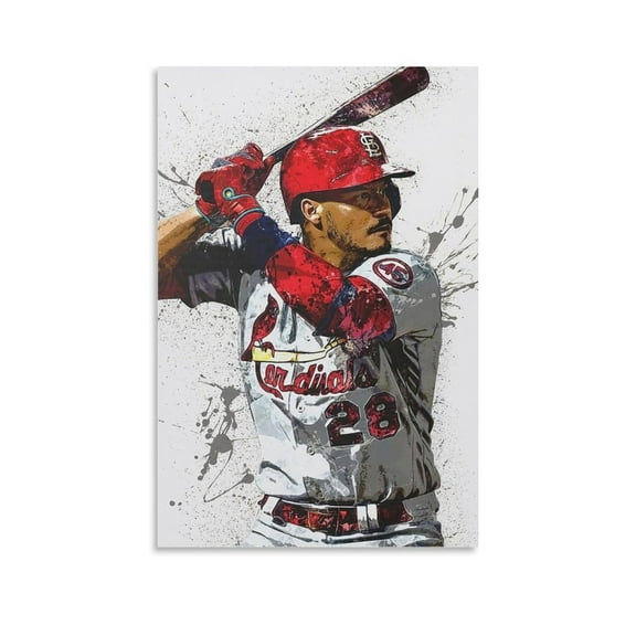 Nolan Arenado Canvas Poster Wall Art Decor Print Picture Paintings for Living Room Bedroom Decoration Artworks Canvas Poster Room Aesthetic Wall Art Prints Home Modern Decor Gifts 08x12inch(20x30cm)