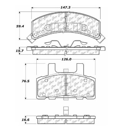 - Go-Parts OE Replacement for 1990-2002 Chevrolet Astro Front Disc Brake Pad Set for Chevrolet Astro