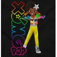 thumbnail image 2 of XOMG POP Neon Logo Brooklynn Cartoon Women Plus Size Graphic Tee Tees Brisco Brands 2X, 2 of 5
