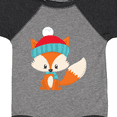thumbnail image 4 of Inktastic Winter Fox, Cute Fox, Fox with Hat, Fox with Scarf Boys or Girls Baby Bodysuit, 4 of 5