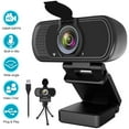 thumbnail image 5 of ZIQIAN 1080P Webcam with Microphone, HD Webcam Web Camera with Tripod Stand, Widescreen USB Computer Camera-Black, 5 of 9