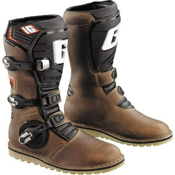 Gaerne Balance Oiled Leather Mens MX Offroad Boots Brown 12 USA