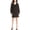 Black - black, variant on Karen Kane Womens Blouson Sleeve Shift Dress, Black, Small