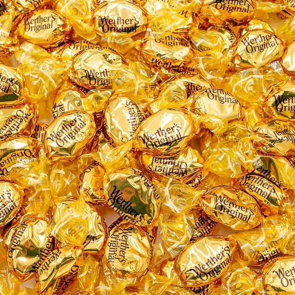Werther's Original Caramel Filled Hard Candies 1.5 lb Bag Individually Wrapped