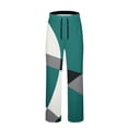 thumbnail image 5 of Styesk Men's Pants Man Fashion Printing Elastic Waist Drawstring Fallow Full Length Pants, 5 of 5