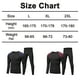 thumbnail image 5 of Ropa interior térmica para hombre, conjunto de parte superior e inferior con forro polar y capa base para clima frío, 5 of 8