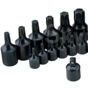 Socket Drive Impact Tamper Proof Star Torx Bit Set