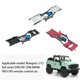 thumbnail image 5 of Vogacara Marco de coche de precisión de aleación de aluminio para 1/12 MN D90 RC pieza de coche RC accesorios de coche piezas de repuesto RC Kits de construcción modelo Rojo, 5 of 6