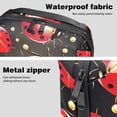 thumbnail image 4 of Seven Starred Ladybird Waterproof Oxford Cloth Storage Pouch Cable Organizer Cord Organizer Travel Small Bag 5.9x9.44x3.14 in, 4 of 6