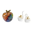 thumbnail image 1 of Figuras De Cisnes Y Grafitis Nórdicos. Esculturas Coleccionables. Adornos Para Mesa, Bar, Hogar, Fiestas, Estantería O Entrada., 1 of 8