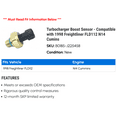 thumbnail image 2 of Turbocharger Boost Sensor - Compatible with 1998 Freightliner FLD112 N14 Cumins, 2 of 2